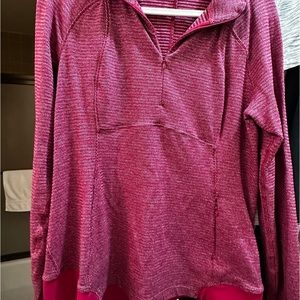 Lululemon burgundy long sleeve shirt size 12